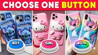 Choose One Button! BOY or GIRL or BOTH Edition ️ Quiz Alien