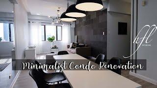 Interior Design / Minimalist theme / Black & White / Condominium Renovation / The Reveal Episode 3