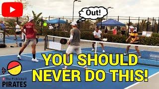 The Single MOST Common Pickleball Shot You DO NOT Want to Hit