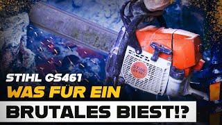 Motorsäge VS. Stahlbeton - Die Stihl GS 461 an ihren Grenzen!?