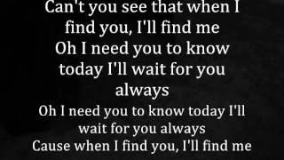 Joshua Radin fear Maria Taylor - When You Find Me with Lyrics
