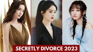 TOP CHINESE ACTRESS THAT GOT DIVORCED IN REAL LIFE 2023 #marriage #kdrama