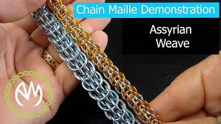 Chain Maille Weave Tutorial - Assyrian Weave