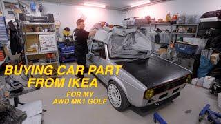 Buying Car parts from Ikea for the AWD Golf Mk1