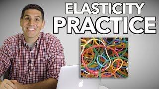 Elasticity Practice- Supply and Demand