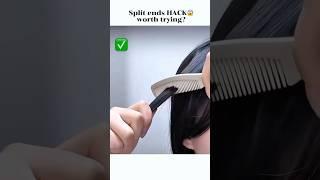 Split ends HACK worth trying? #haircare #hairstyle