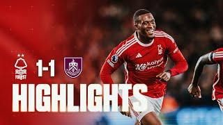 HIGHLIGHTS | HUDSON-ODOI STUNNING DEBUT GOAL | NOTTINGHAM FOREST 1-1 BURNLEY | PREMIER LEAGUE