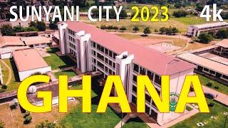 Sunyani City , GHANA 4K By Drone 2023