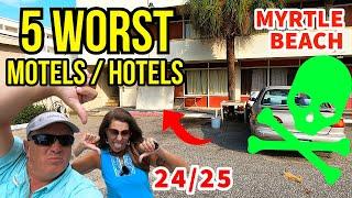 The Worst Hotels / Motels on Ocean Boulevard in Myrtle Beach as ranked by Top Rated Online.com