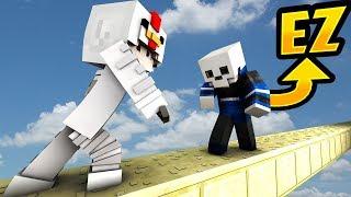 minimichecker vs. ragender Flootastisch !!! 1vs1 in PvP und Bedwars | Minecraft Bedwars