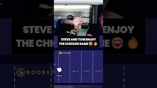 STEVE AND TOGI ENJOY THE CHICKEN GAME!!  #casino #slots #roulette