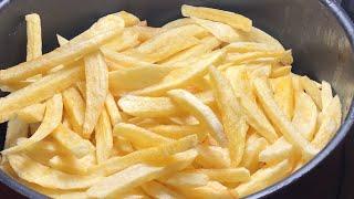 السر باش تجيك الفريت خاوية او مقرمشة بحال ديال المطاعم les frites