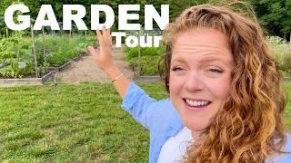 FULL GARDEN TOUR : Explore My Raised Bed Vegetable Garden in Zone 7 