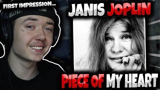 HIP HOP FAN'S FIRST TIME HEARING 'Janis Joplin - Piece Of My Heart' | GENUINE REACTION