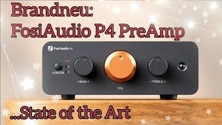 Fosi Audio P4 – Der neue State-of-the-Art PreAmp mit EQ & Fernbedienung!