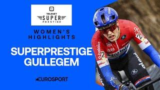 GREAT BATTLE!  | 2024 Superprestige Gullegem Women's Highlights