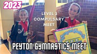 Peyton Competes her first Level 3 Compulsory Meet of the Season. 2023 Gymnastics Meet 