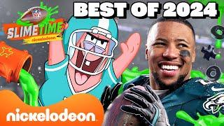 BEST Moments of NFL Slimetime 2024  (Best Highlights, Best Dances, & More) | Part 2 | Nick Sports