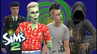 SIMS 2 | How Paranormal is Strangetown really? | Funny details you didn't notice and my thoughts |