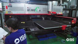 Amada Punch/Laser Combination Machine & High-Speed Servo-Electric Turret Punch Press - 4K video