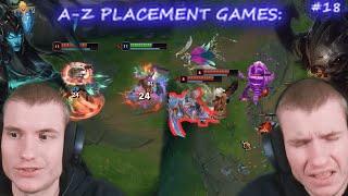 A-Z DIE ERSTEN PLACEMENT GAMES... | ADC'S A-Z to Master #18 | #kalista #kogmaw