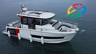 Jeanneau Merry Fisher 895 Sport - walkaround tour + sea test + drone footage
