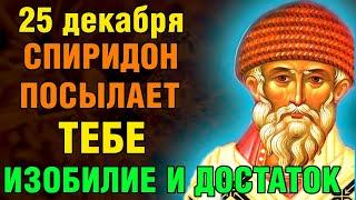 25 декабря ВКЛЮЧИ 1 РАЗ! ДОСТАТОК В СЕМЬЕ НА ВЕСЬ ГОД! Канон Спиридону Тримифунтскому. Православие