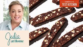 These Chocolate Biscotti Are Mind-Blowingly Good | Julia At Home (S5 E3)