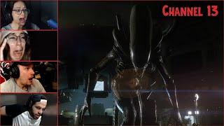 He Doesn't Know. - Gamers React To Alien Isolation Scary Games Gameplay - 3