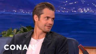 Timothy Olyphant Has "One Too Many" Children | CONAN on TBS