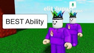 Roblox Ability Wars BUT I Have MOST OP Ability