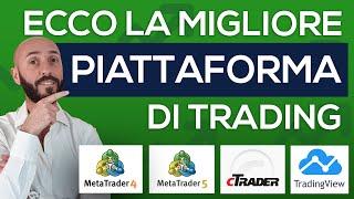 La Migliore Piattaforma di Trading Online. Quale tra Metatrader, Tradingview, CTrader?