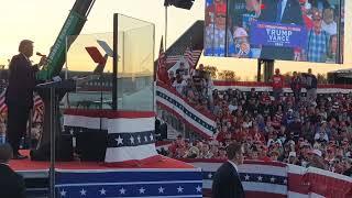 Trump rally at Arnold Palmer regional airport in  Latrobe Pennsylvania, 19 October 2024