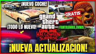 NUEVA ACTUALIZACION en GTA5 Online! NUEVO COCHE! FANTASMAS! REGALOS, TRIPLE DINERO y MÁS! HALLOWEEN