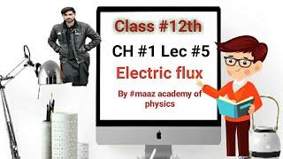 #Electric flux by #MAP#maaz academy of physics