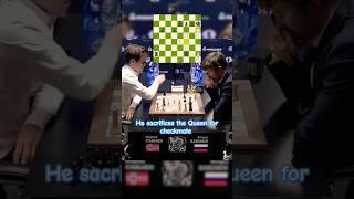 Magnus Carlsen sacrificed his queen against Sergey Karjakin in World chess championship 2016