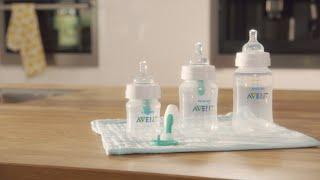 How to use your Philips AVENT anti-colic bottles with air-free vent.