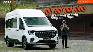 FORD TRANSIT 2024: chiếc xe thương mại có nội thất khiến nhiều xe con 'ghen tị' | GearUp