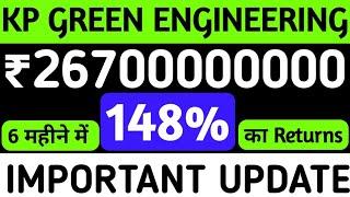 KP Green Engineering share Analysis | KP Green Engineering share news | KP Green Engineering Ltd