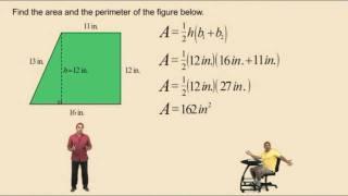 Finding the Area of a Trapezoid