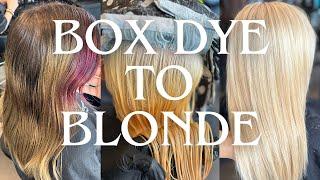 Box Dye to Barbie Blonde Transformation: How I Fixed Her Damaged, Bleached Hair In One Day