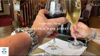 Wine Tasting On Historic Main Street Grapevine, Texas Living Retired Life