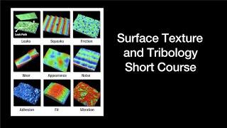 Michigan Metrology Surface Texture and Tribology Short Course