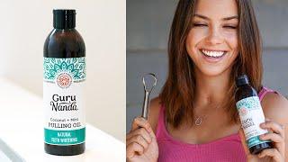 Guru Nanda Coconut Mint Pulling Oil for Naturally Whiter Teeth