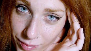 Eye Contact | ASMR | Positive Affirmation ~ Mouth Sounds ~ Layered Sounds