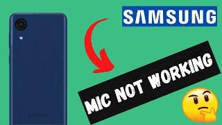 Samsung mic not working Problem a03,a03 core