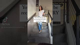 Ask yourself, how does recreating this video benefit me? #socialmediamanager #socialmedia #smm
