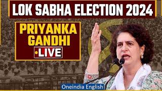 Priyanka Gandhi Public Meeting LIVE | Lok Sabha Election 2024 | Rajasthan | Congress | Rahul Gandhi