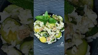 Insalata di riso con zucchine e tonno #domenicofood #vaivaivai #foodie #asmrfood #food