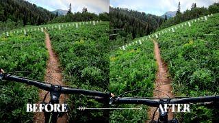 Reducing 'The GoPro Effect' & Making Footage Look STEEPER! (not perfect, but better)